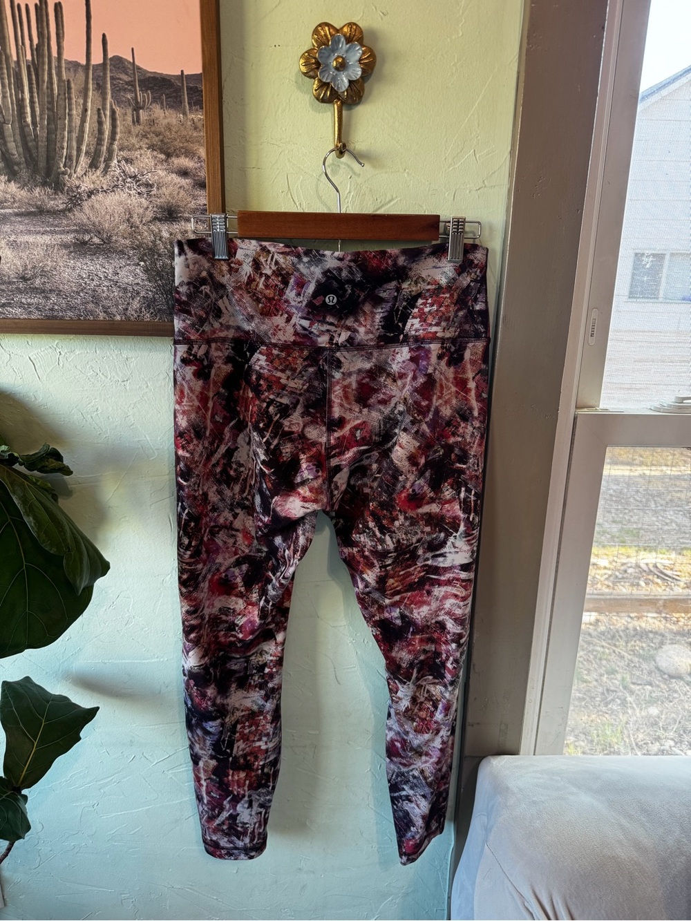 Lululemon Wunder Train High Rise Tight 25" Legging Sz 12 Urbantricity Multi - Picture 4 of 6